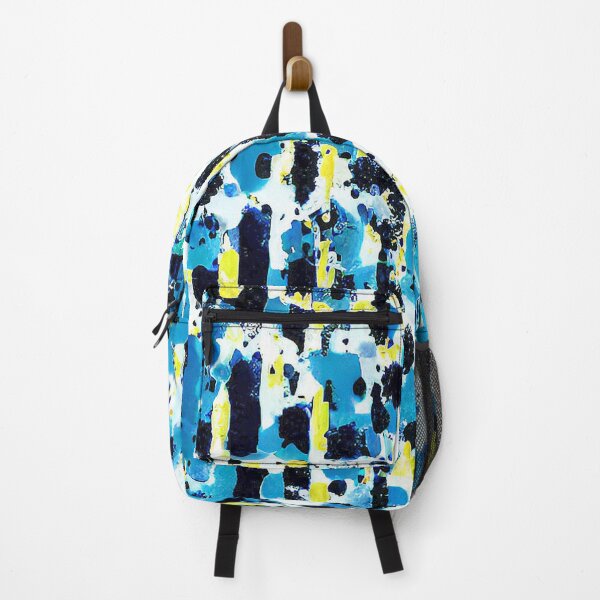 Item preview, Dynamic Destruction: Abstract Pattern in Horizontal Stripes in Light Blue designed and sold by Minpadesign.