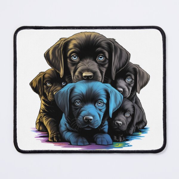 Item preview, Charming, Vibrant, and Adorable Labrador Puppies designed and sold by CatDogBin.