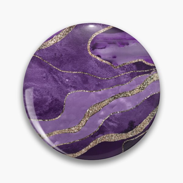 Item preview, Purple Marble Agate Gold Glam #1 (Photo of Glitter Only - Not Reflective) designed and sold by Anita's & Bella's Art.