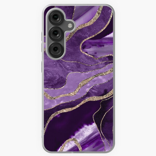 Item preview, Purple Marble Agate Gold Glam #1 (Photo of Glitter Only - Not Reflective) designed and sold by Anita's & Bella's Art.