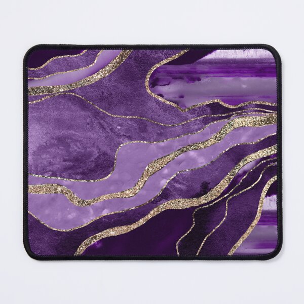 Item preview, Purple Marble Agate Gold Glam #1 (Photo of Glitter Only - Not Reflective) designed and sold by Anita's & Bella's Art.