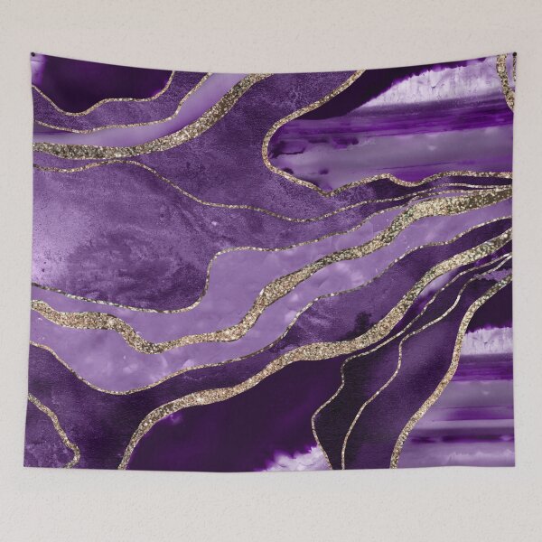 Item preview, Purple Marble Agate Gold Glam #1 (Photo of Glitter Only - Not Reflective) designed and sold by Anita's & Bella's Art.