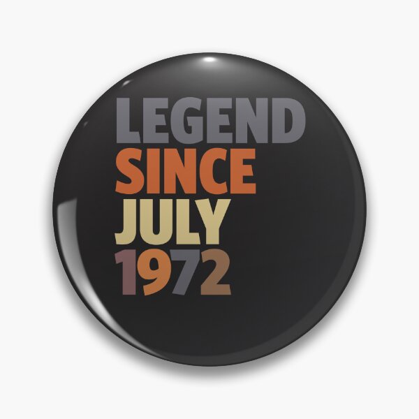 Item preview, 52 Years Old Legend - 52nd Birthday Since July 1972 designed and sold by cidolopez.