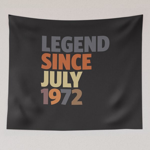 Item preview, 52 Years Old Legend - 52nd Birthday Since July 1972 designed and sold by cidolopez.