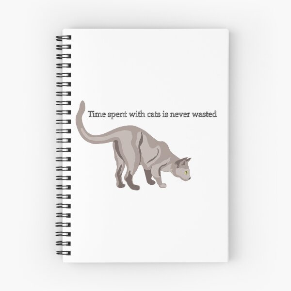Item preview, Time Spent With Cats Is Never Wasted designed and sold by BELLOBORDO.