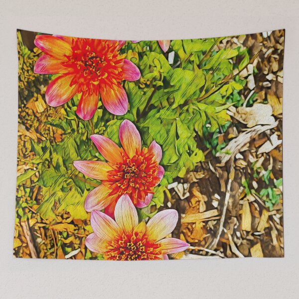 Item preview, PERKY PINK AND REDS PEEKING THROUGH designed and sold by ArtbyRolleen.