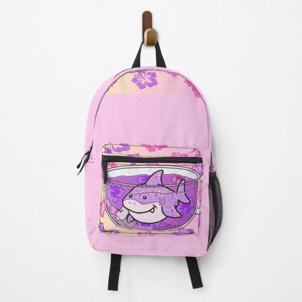 Item preview, Shark Tea (Floral, Yellow-Pink background) designed and sold by octopuscafe.