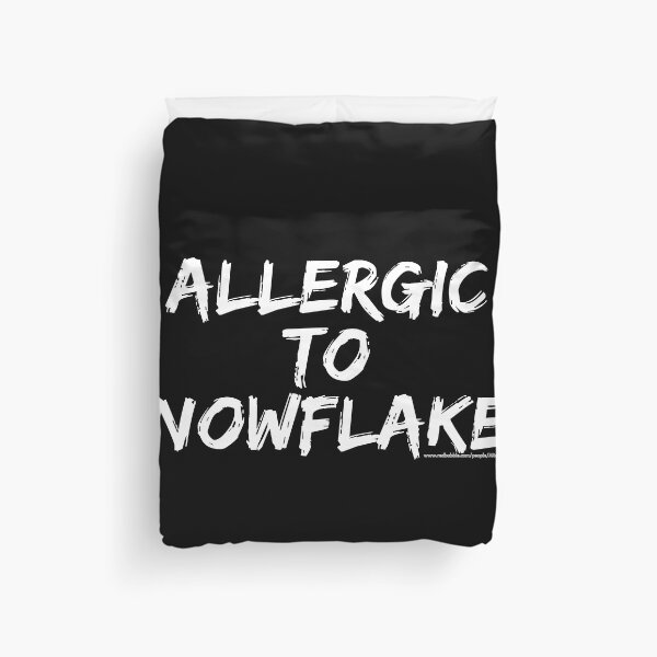 Item preview, allergic to sn ow fl ak es  designed and sold by ARabbitHole.