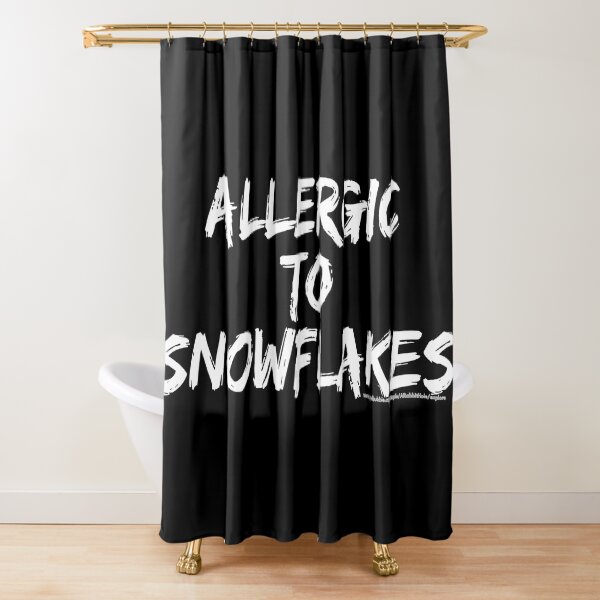 Item preview, allergic to sn ow fl ak es  designed and sold by ARabbitHole.