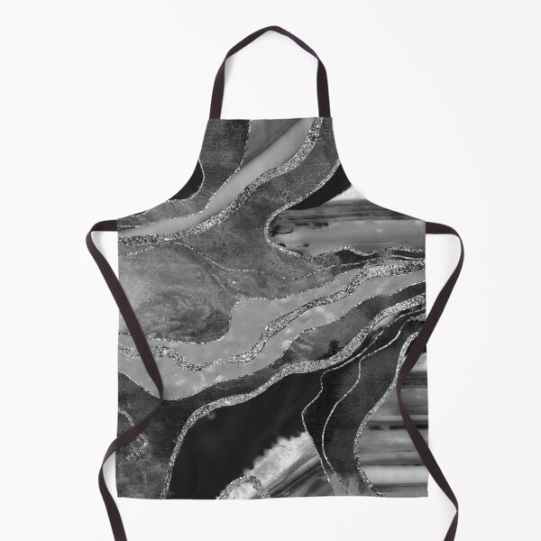 Item preview, Gray Black White Marble Agate Silver Glam #1 (Photo of Glitter Only - Not Reflective) designed and sold by Anita's & Bella's Art.