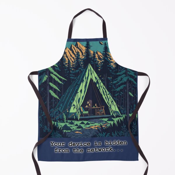 Item preview, Camping Hidden Device - graphic by Arthur Ingram for moxymermaid designed and sold by MoxyMermaid.