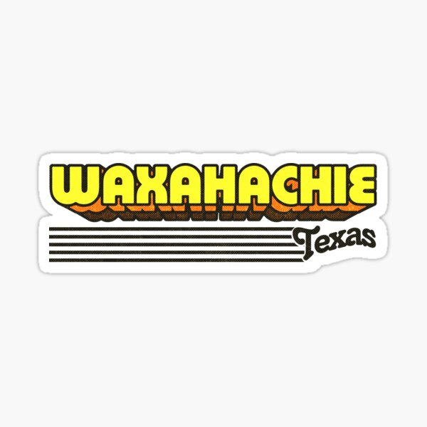 Item preview, Waxahachie, Texas | Retro Stripes designed and sold by retroready.