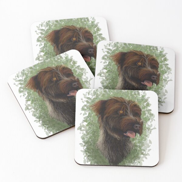 Item preview, Wirehaired Pointing Griffon portrait designed and sold by jgreensuniverse.