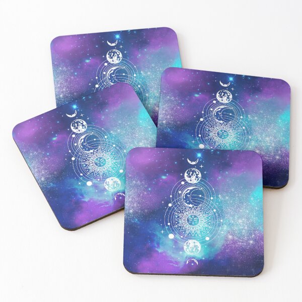 Item preview, Cosmic Aesthetic Universe with Sun and Moon designed and sold by Trish Dish.