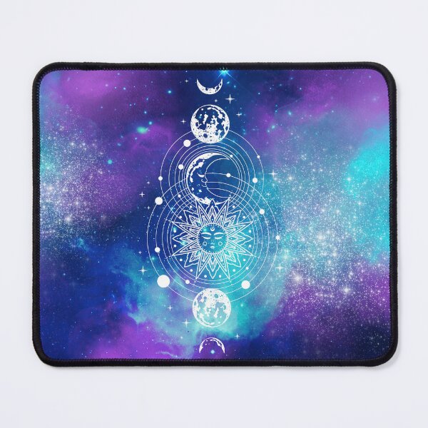 Item preview, Cosmic Aesthetic Universe with Sun and Moon designed and sold by Trish Dish.