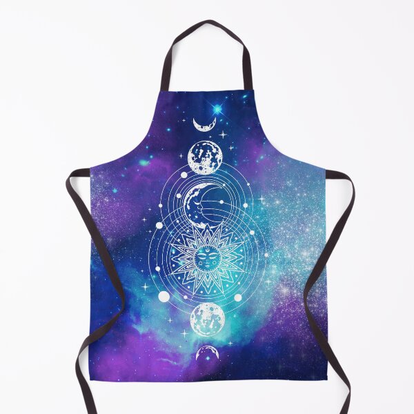 Item preview, Cosmic Aesthetic Universe with Sun and Moon designed and sold by Trish Dish.