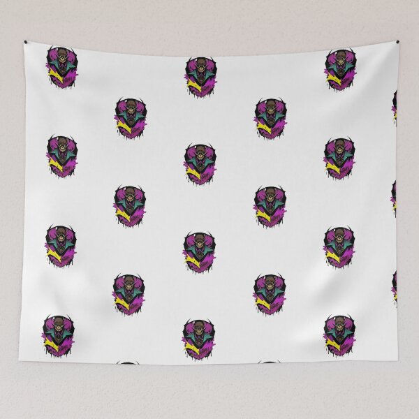 Item preview, Skullman in Coat Sticker - Colorful Dark Art for Skull Lovers designed and sold by HiveMechs.