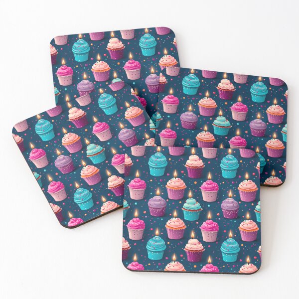 Item preview, Festive cupcake Print Background designed and sold by PaperieJennifer.