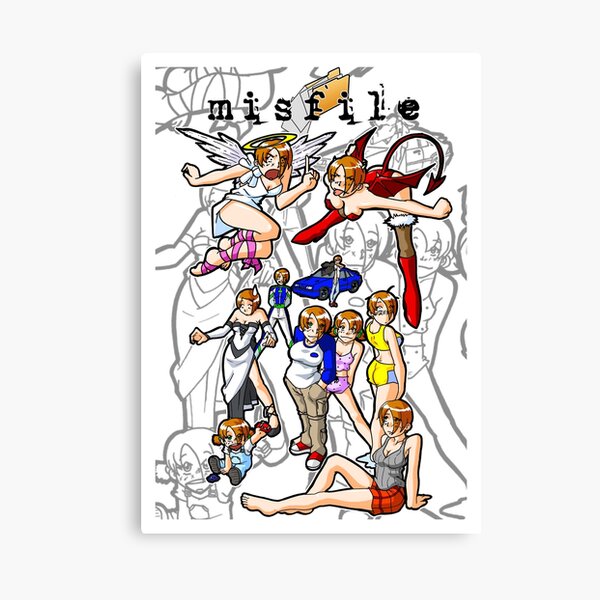 Misfile Ashes Poster Canvas Print