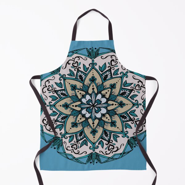 Blue Throat Chakra Mandala Apron