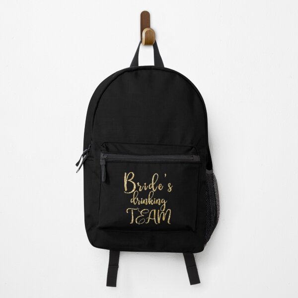 Item preview, Unite and Celebrate: Brides Drinking Team - Sparkling Gold Calligraphic Handwritten Text designed and sold by EmeraldeaArt.