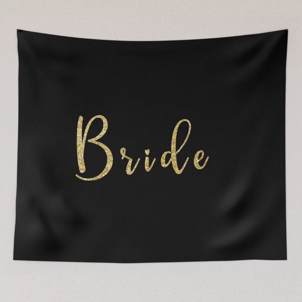 Item preview, Glamorous Hen Party Must-Have: Gold Calligraphic Handwritten Text for the Bride and More! designed and sold by EmeraldeaArt.