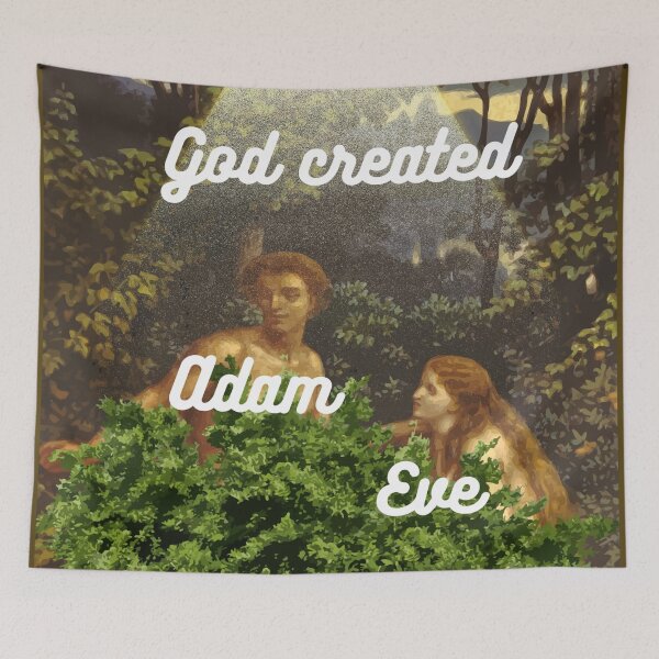 Item preview, Sixth Day of Creation ~ Part 2 Adam Eve Garden of Eden designed and sold by RhondaCGoins.