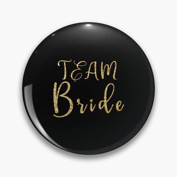 Item preview, Unite in Gold: Elevate Your Hen Party with the Stylish Team Bride Text in Sparkling Gold designed and sold by EmeraldeaArt.