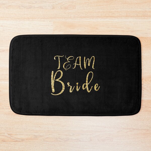 Item preview, Unite in Gold: Elevate Your Hen Party with the Stylish Team Bride Text in Sparkling Gold designed and sold by EmeraldeaArt.