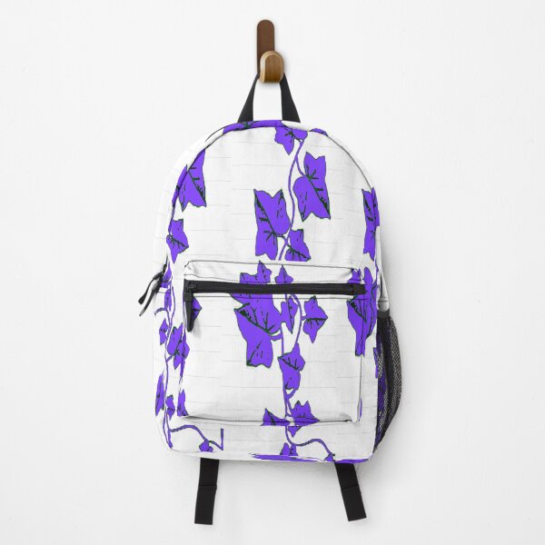 Item preview, DECORATIVE PURPLE IVY VINE PATTERNS WHITE ART designed and sold by sharlesart.