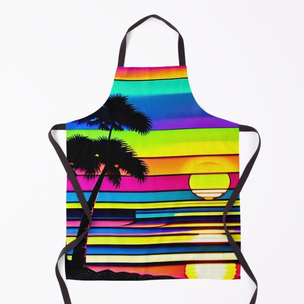 Artikelvorschau, 80er Jahre Neon Abstract Beach Serenity 35 entworfen und verkauft von Benito Del Ray.