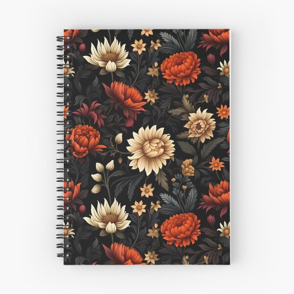 Aperçu de l'œuvre Marguerites et motif floral rouge créée et vendue par SpDesignsC.