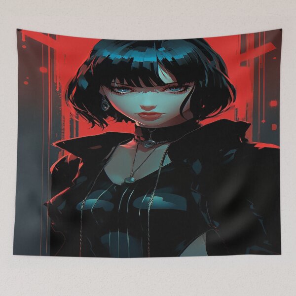 Item preview, Techno-Noir Vixen: Red and Black designed and sold by PinUpPavilion.