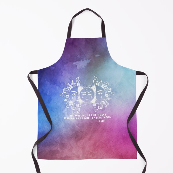 Item preview, Cosmic Aesthetic Rumi Quote on Watercolor - The Wound is the Place Where the Light Enters You designed and sold by Trish Dish.