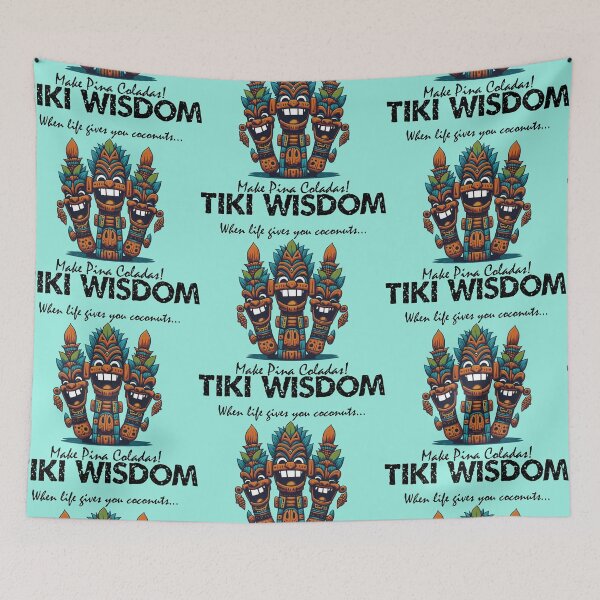 Item preview, TIKI Wisdom island quote designed and sold by S-L-Creations.