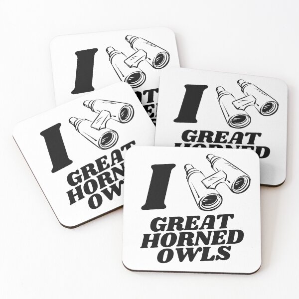 Item preview, I Heart Birdwatching - Great Horned Owls designed and sold by AdventurerPack.