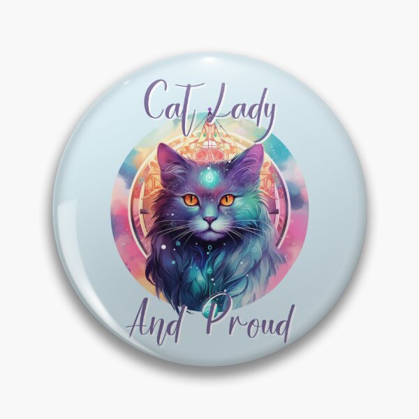 Item preview, Cat Lady and Proud designed and sold by UtterlyCutterly.