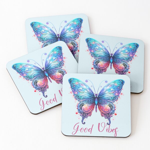 Item preview, Good Vibes Butterfly designed and sold by UtterlyCutterly.