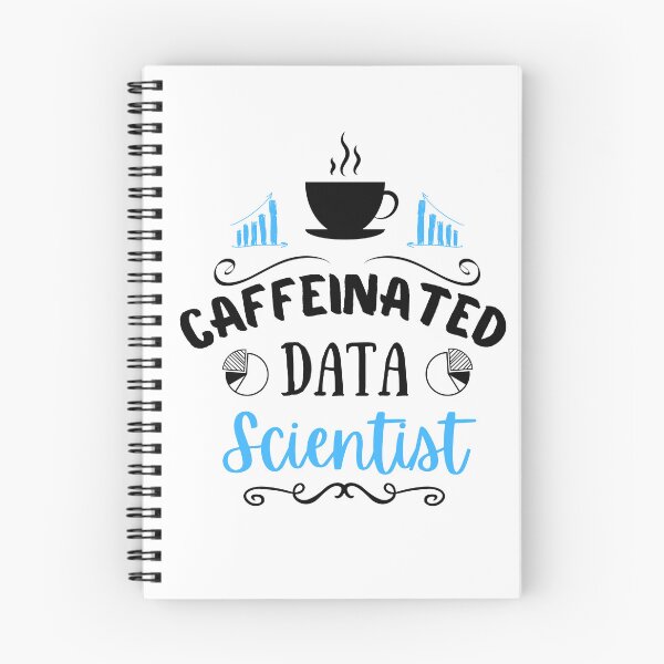 Item preview, Data Scientist and Coffee Lovers | Blue Black Font designed and sold by FocusChillax.