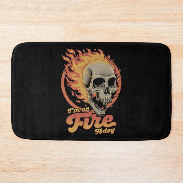 Item preview, I'm on Fire Today - Funny Sarcastic Skull designed and sold by Studio Mootant.