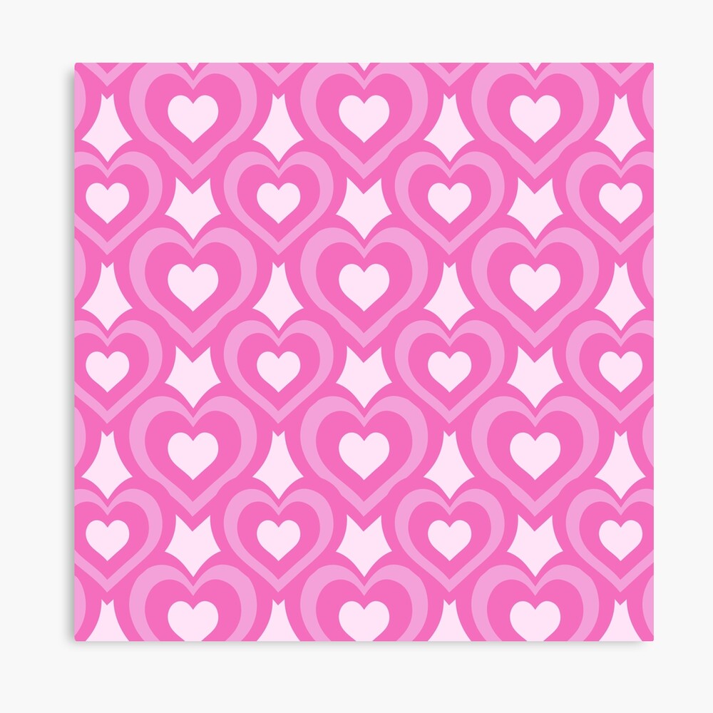 pink bedazzled gems heart shaped realistic sticker set Greeting Card for  Sale by Creative Brat Design Studio