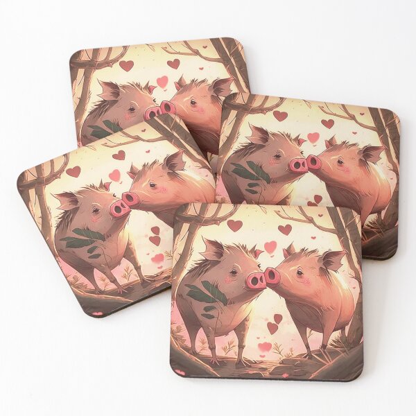 Item preview, Boars in love. designed and sold by Natalia-Vlad.