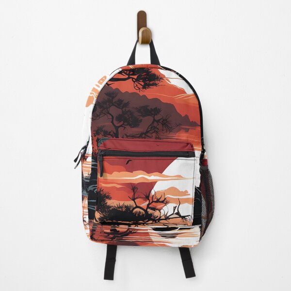 Item preview, Peaceful Japanese Warrior Sunset Scene designed and sold by SUKCreative.