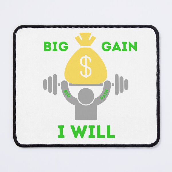 Item preview, Big Pain, Big Gain, I Will : Strive for Triumph designed and sold by koolartful17.