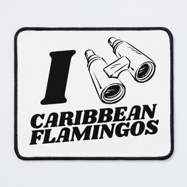 Item preview, I Heart Birdwatching - Caribbean Flamingos designed and sold by AdventurerPack.