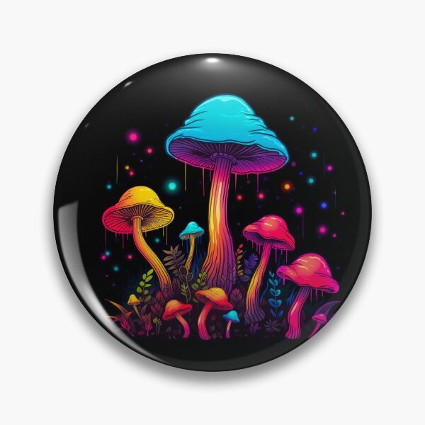Aperçu de l'œuvre Spectacle de champignon néon brillant créée et vendue par AmbientPixels.