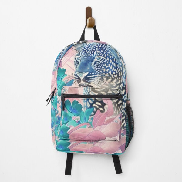 Item preview, Blue and Pink Jungle Leopard Pattern designed and sold by AOCollections.