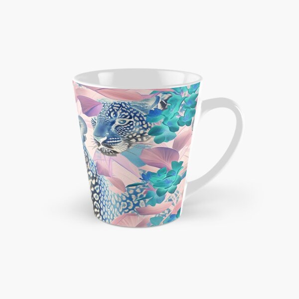 Item preview, Blue and Pink Jungle Leopard Pattern designed and sold by AOCollections.