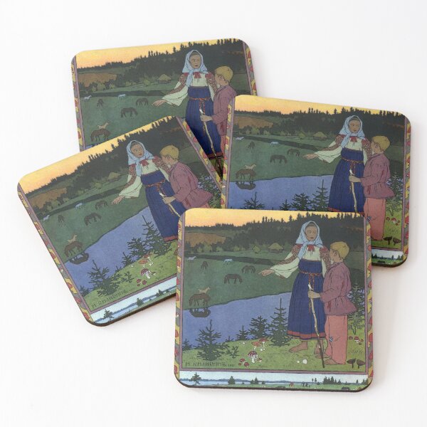 Item preview, Alyonushka and Brother Ivanushka - Ivan Bilibin designed and sold by forgottenbeauty.
