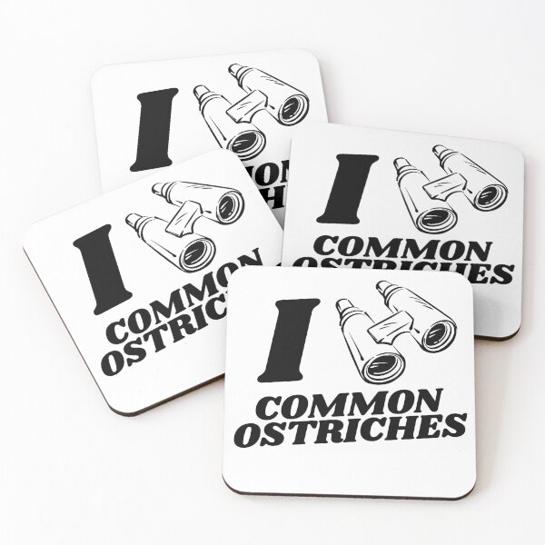 Item preview, I Heart Birdwatching - Common Ostriches designed and sold by AdventurerPack.